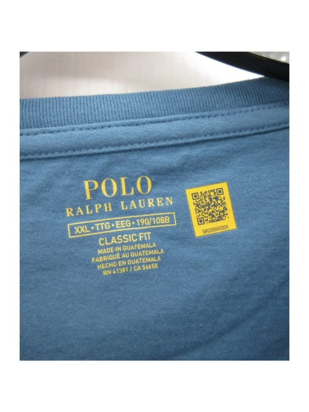 Polo Ralph Lauren Shirt XXL Spell Out Graphic Classic Tee Single Stitch